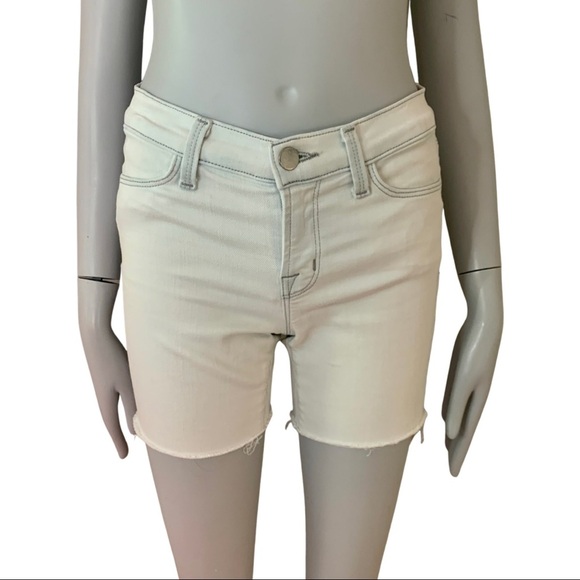 J BRAND Super Skinny Frostbite Denim Shorts - Picture 5 of 15